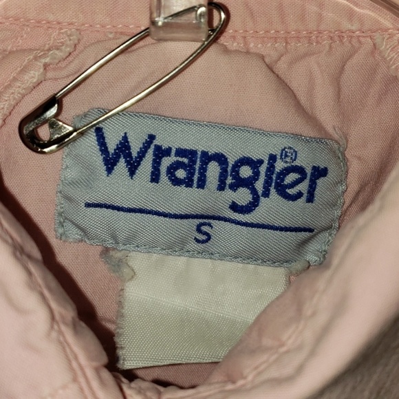 Vintage wrangler pink short sleeve embroidered - Picture 4 of 5